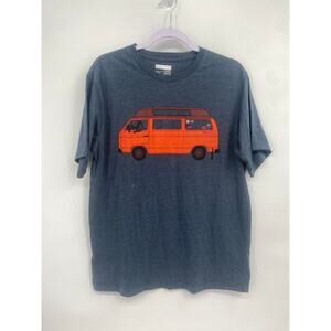 Marmot Van Life Tee Short Sleeve Men's Navy Heather Blue Medium